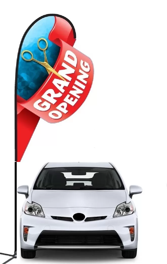 grand opening 3d Double-sided Teardrop Flag Kit #968