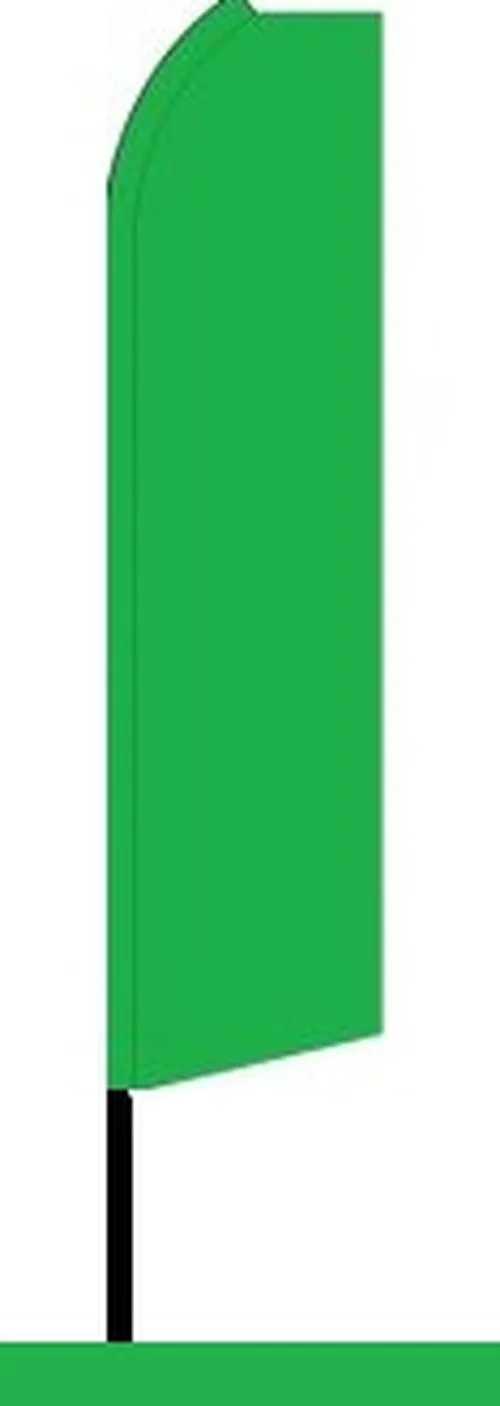 Green Swooper Feather Flag #rw4