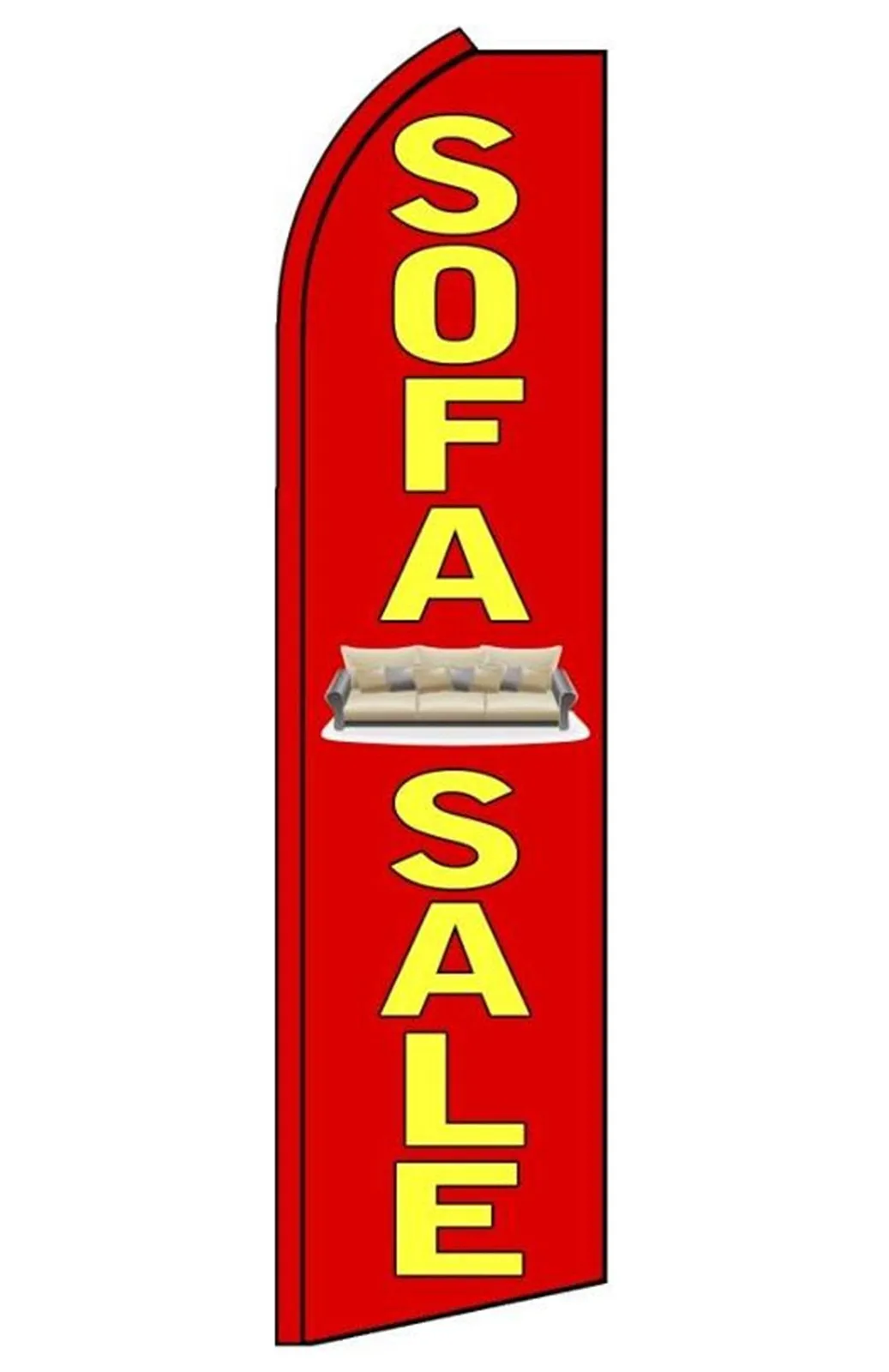 Sofa Sale swooper feather flag, design RV9