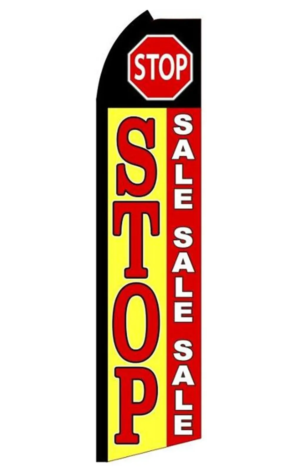 Stop Sale Swooper Feather Flag #rx4