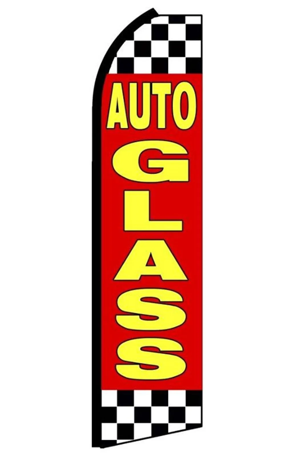 Auto Glass Swooper Feather Flag #sc8