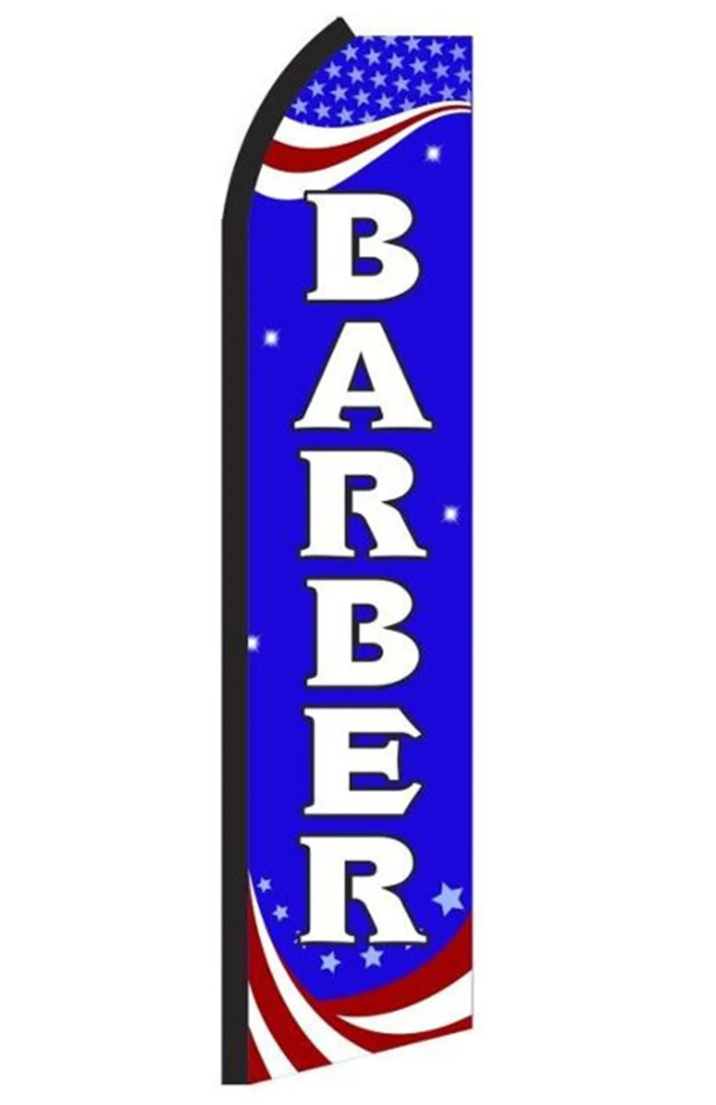 Barber Swooper Feather Flag #rc5