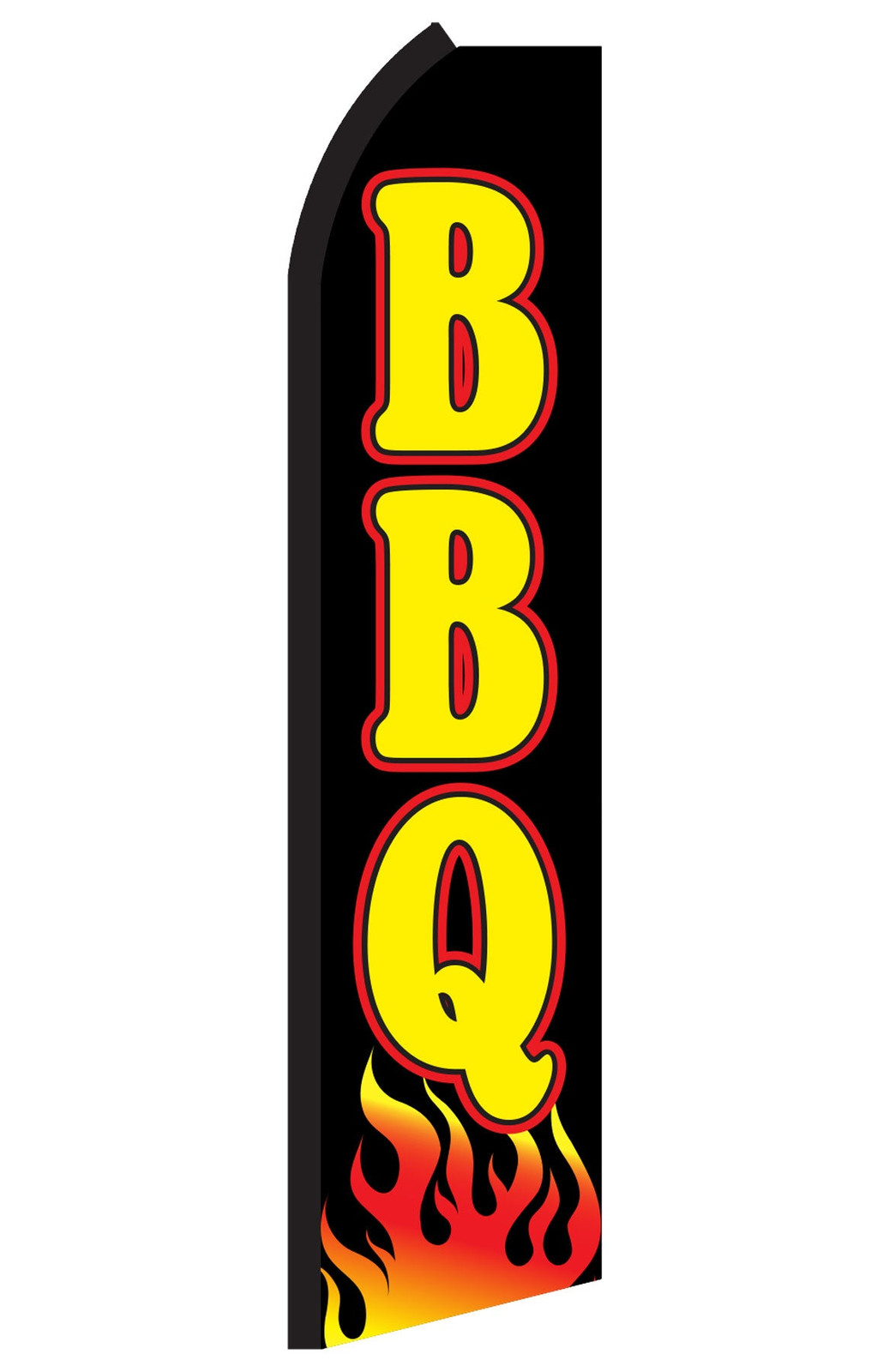 BBQ swooper feather flag, design RC7