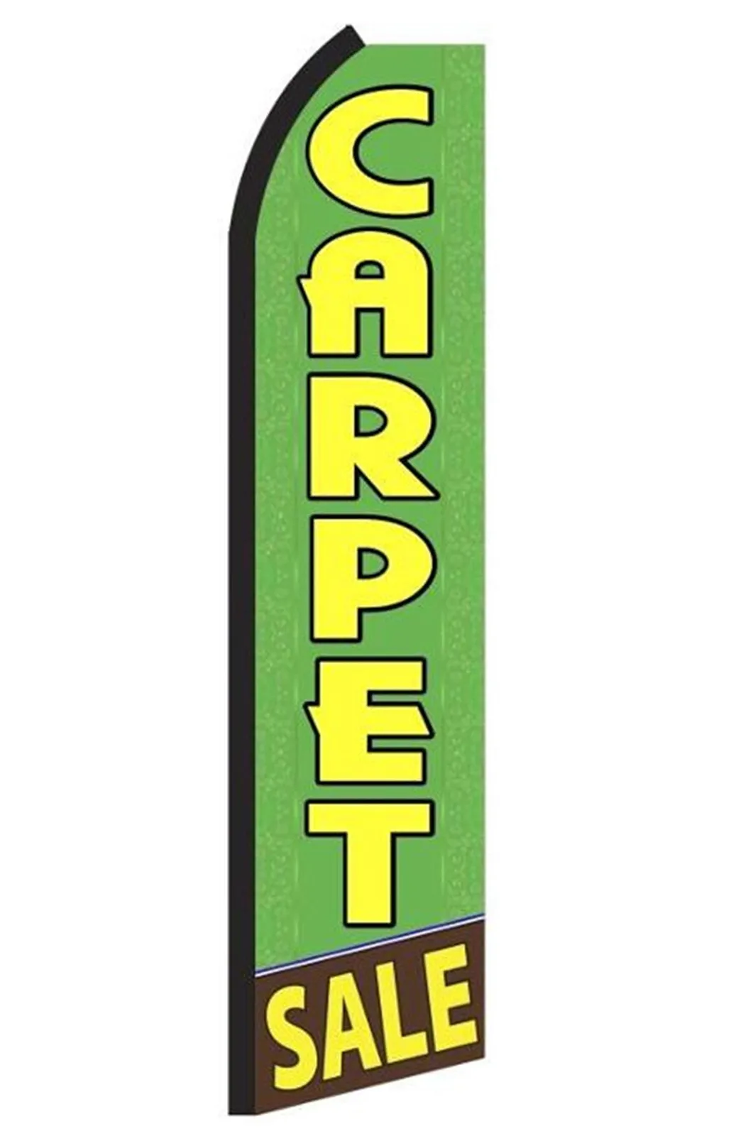Carpet Sale swooper feather flag, design RE9
