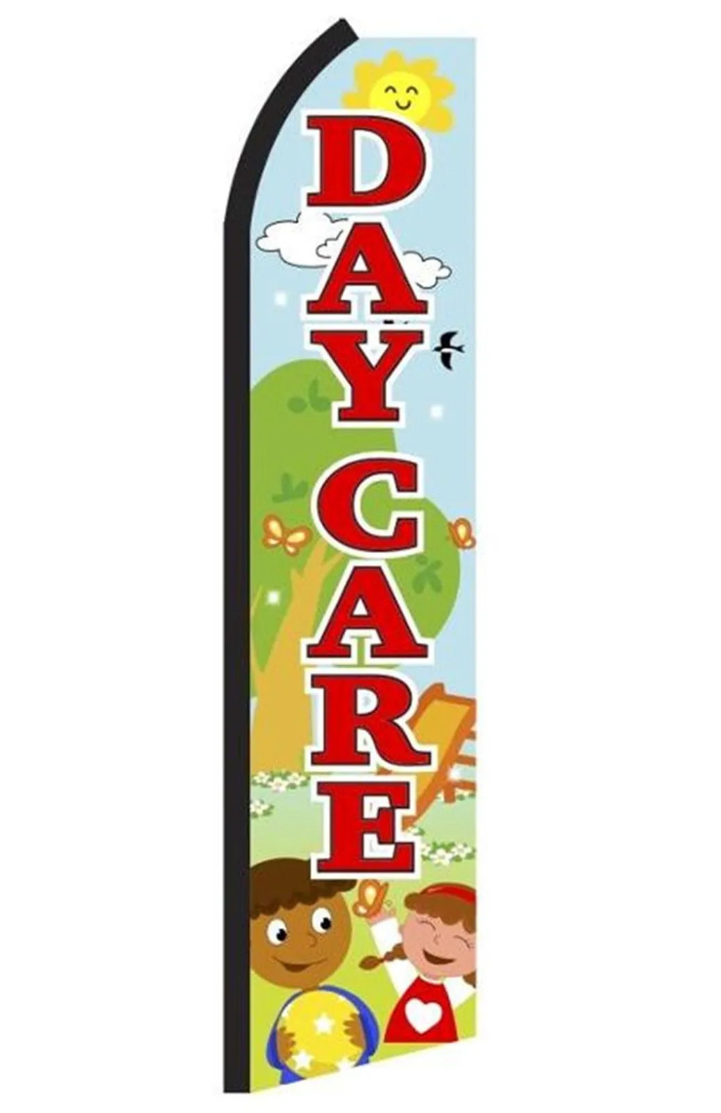 Daycare swooper feather flag, design RG4
