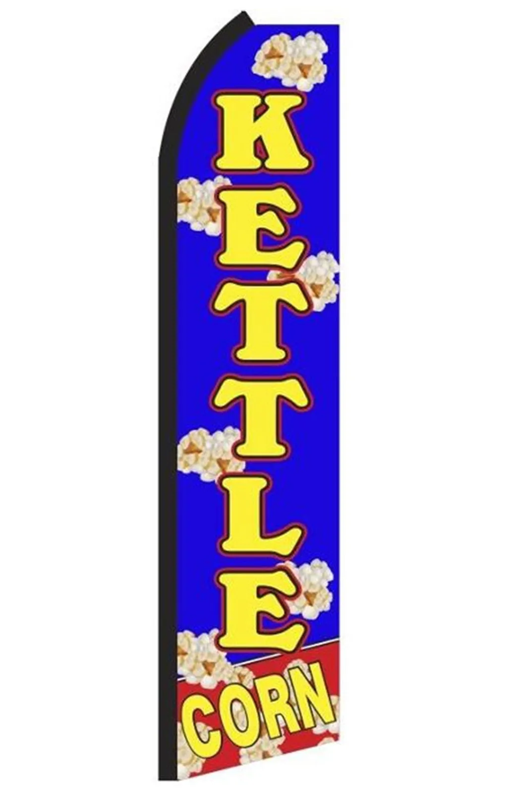 Kettle Corn Swooper Feather Flag #rl9