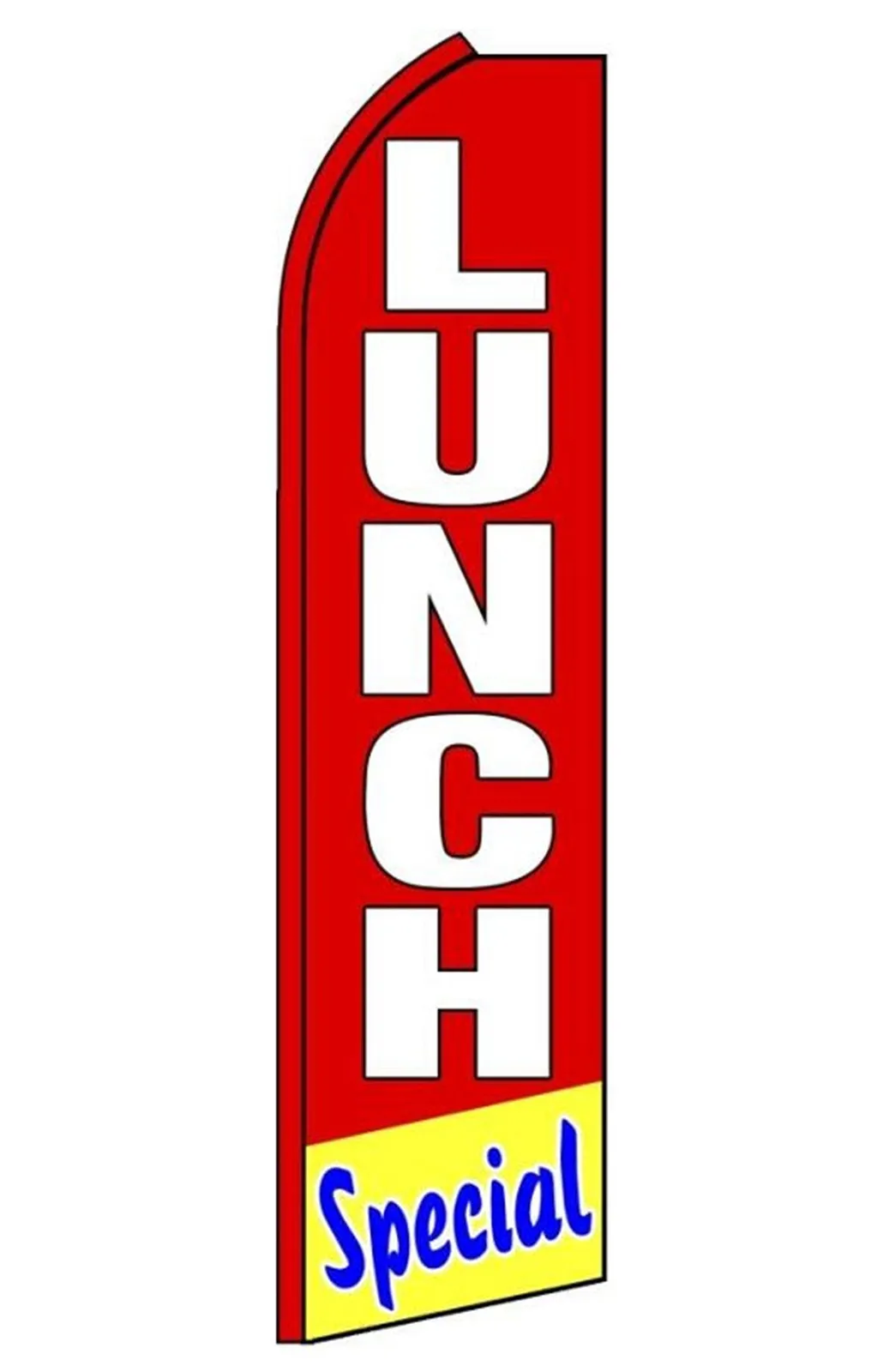 Lunch Special Swooper Feather Flag #sd3