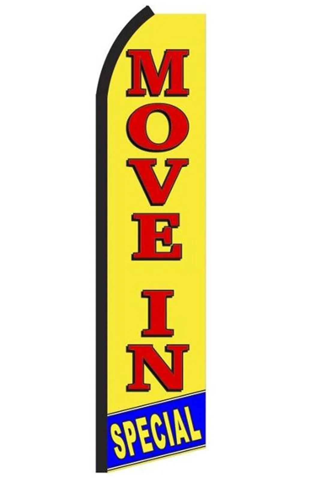 Move In Special swooper feather flag, design RP0