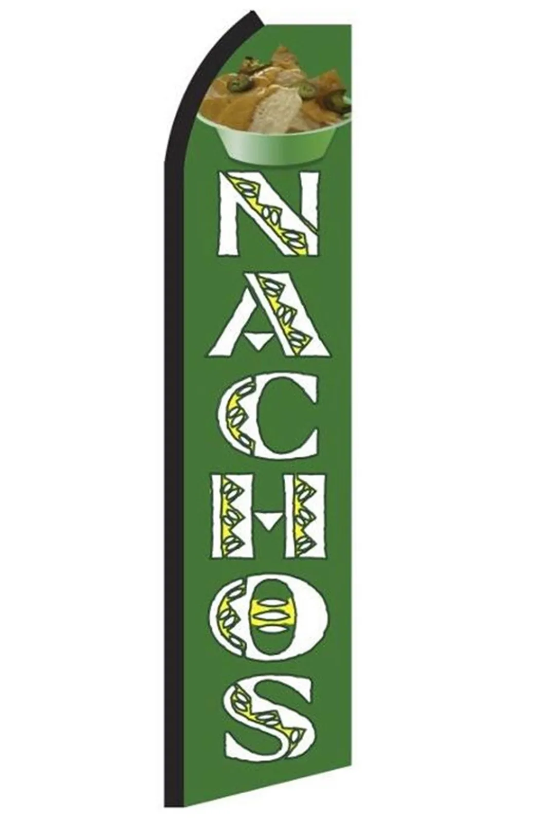 Nachos swooper feather flag, design RP3