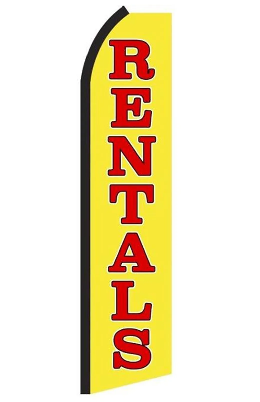 Rentals vertical swooper feather flag, RT4