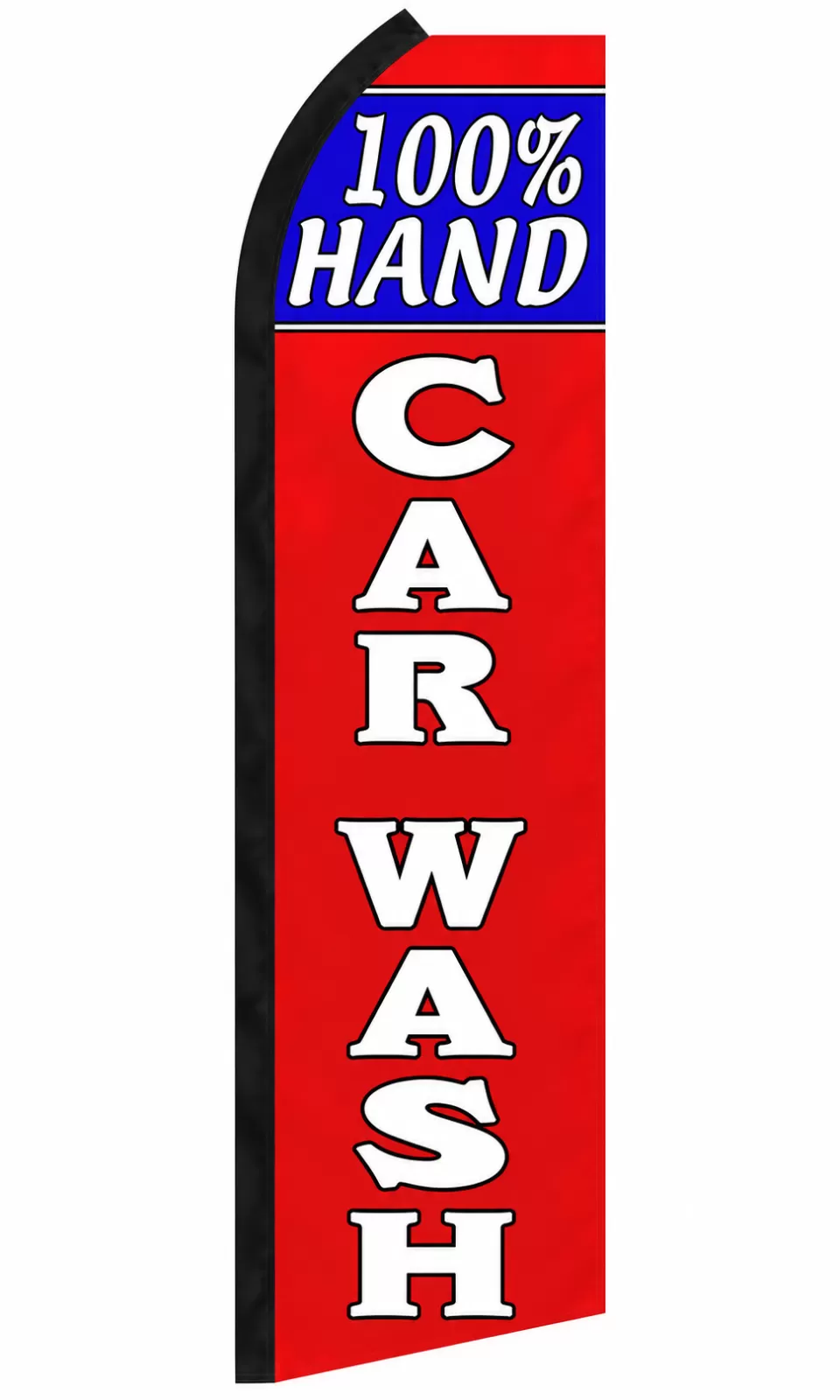 Red, white and blue Car Wash swooper feather flag, SWFL-0144