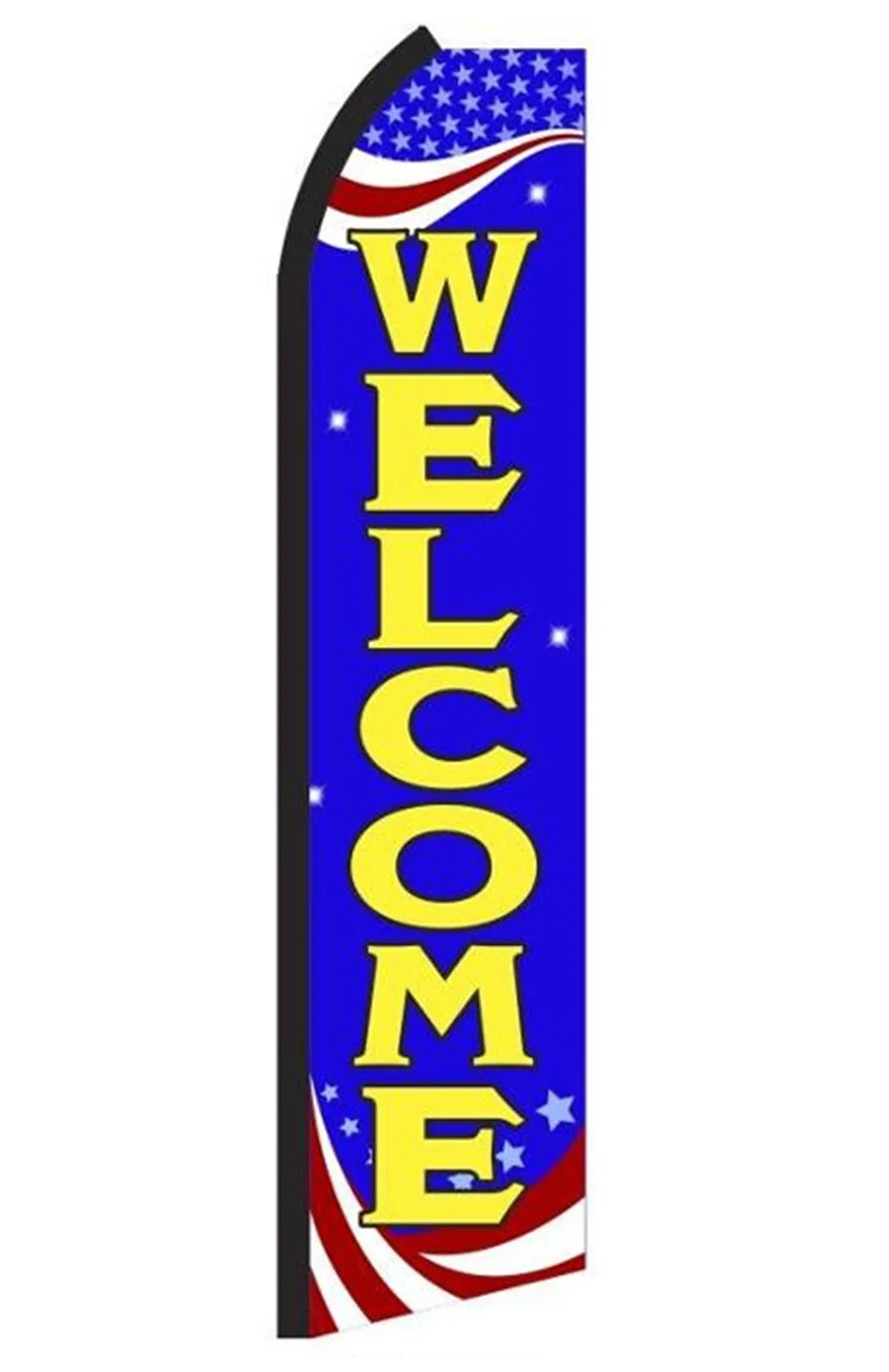 Welcome Swooper Feather Flag #se2