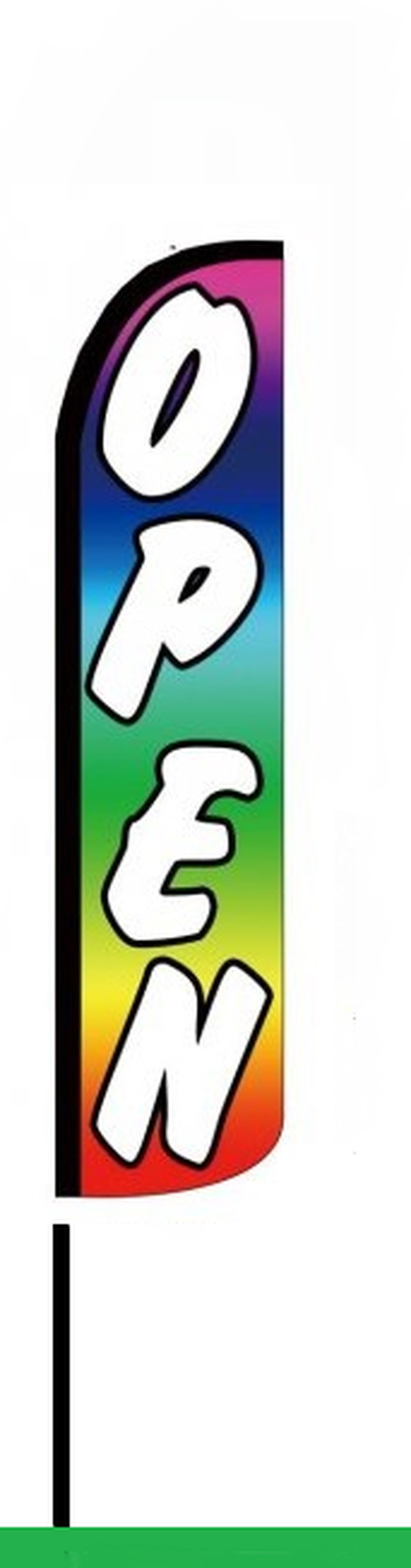 Open Windless feather flag, design NSFB-5465