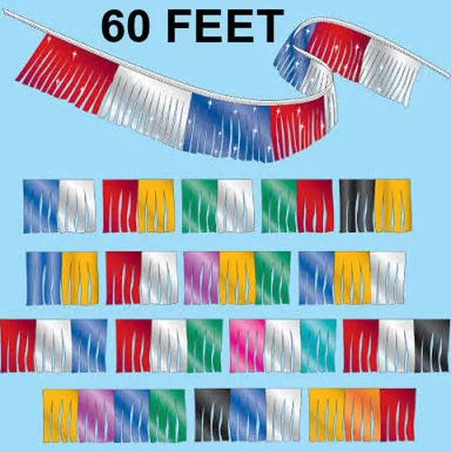 Metallic Fringe Pennant 60ft. #750
