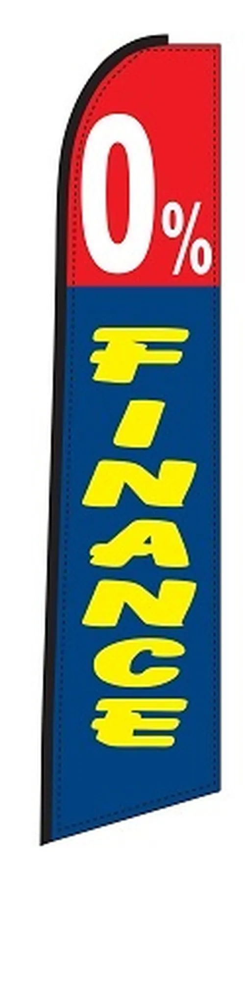 Zero Percent Finance Swooper Feather Flag Swfl-0001