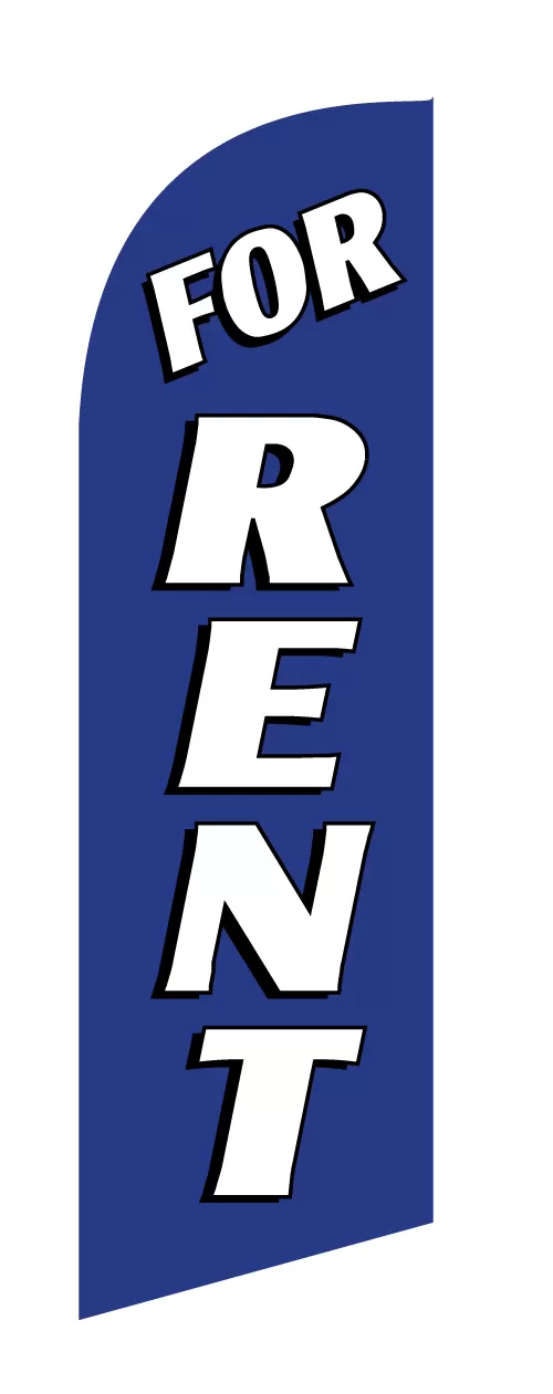 for rent flag Kit Includes Flag, Flagpole, & Ground-spike blue #sre-9015