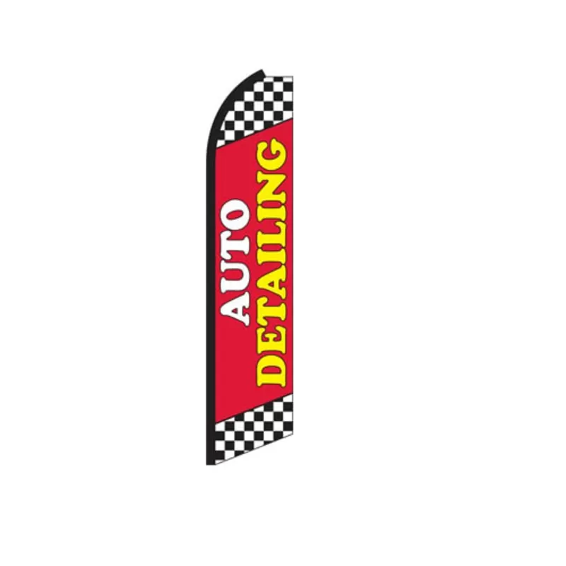 Auto Detailing Swooper Feather Flag