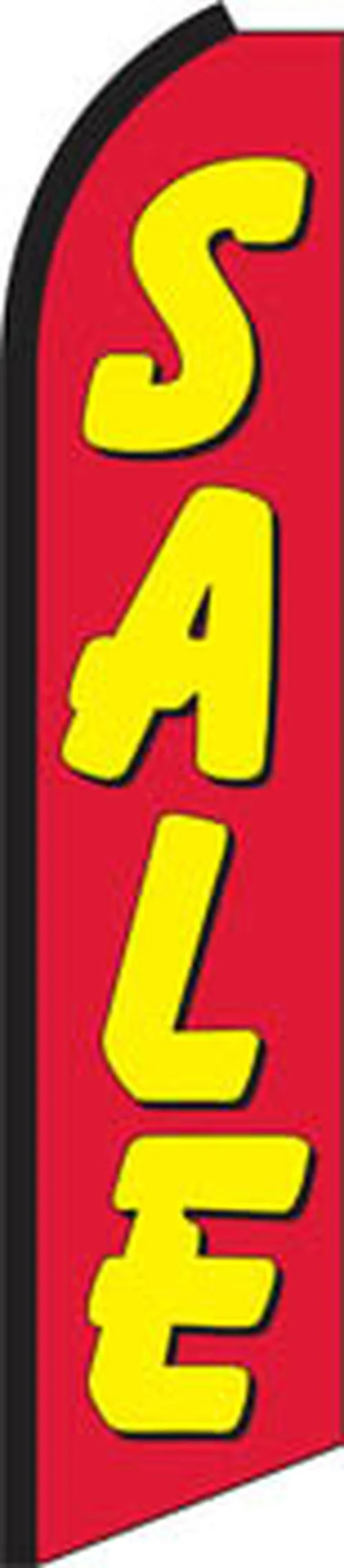 Sale Swooper Feather Flag Red-yellow