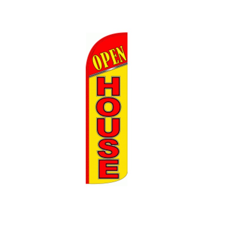 Open House feather flag, design SF-B62