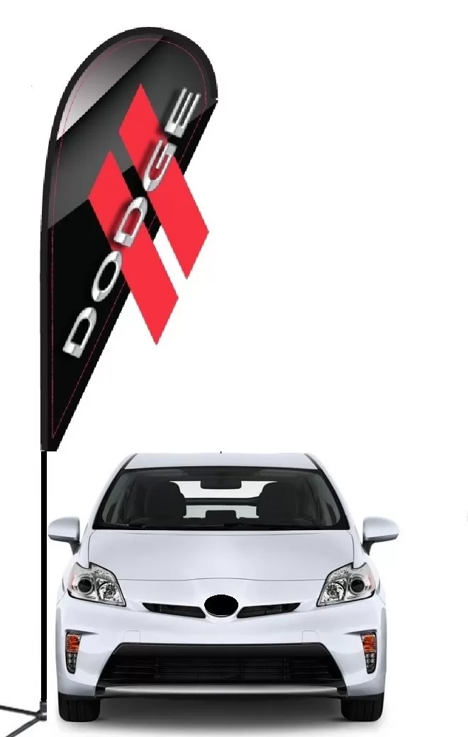 dodge 3d Double-sided Teardrop Flag Kit #968