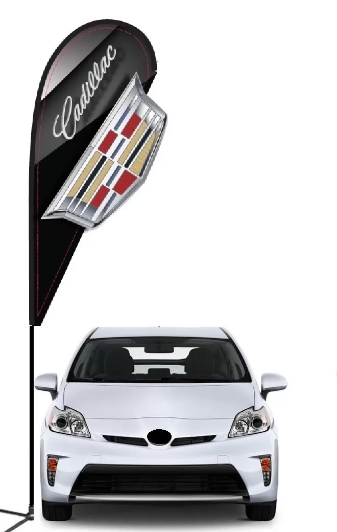cadillac 3d Double-sided Teardrop Flag Kit #968