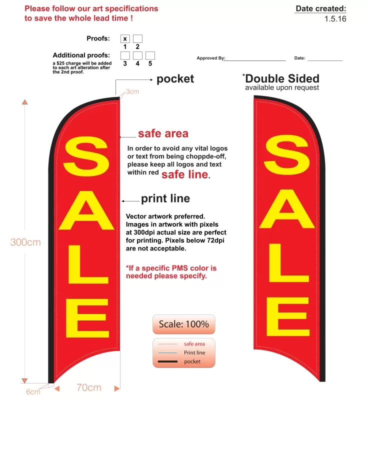 Sale Custom Double-sided Feather Flag With Pole And Ground-spike