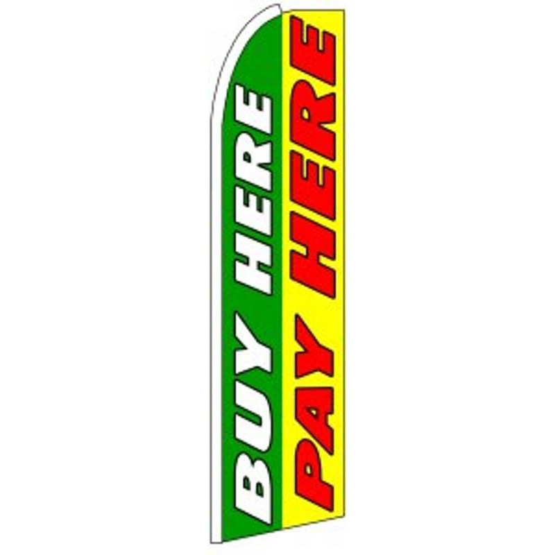 Best Buys Here swooper feather flag SF-K525
