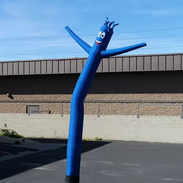 Blue 18-foot inflatable air dancer tube man, style GD11004