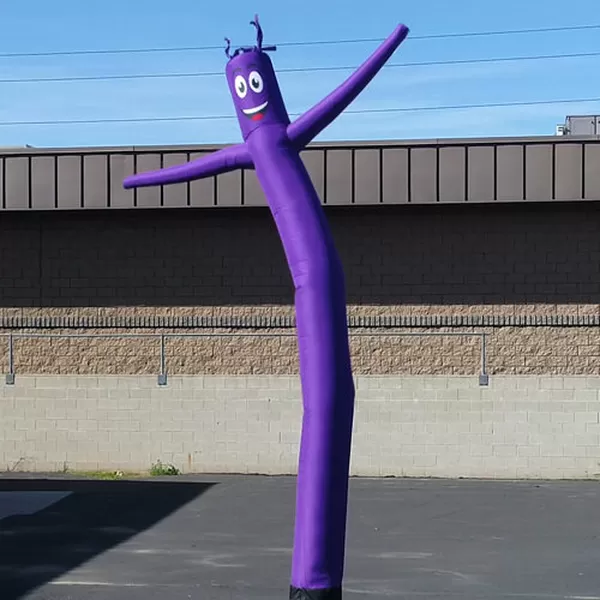 Purple 18-foot inflatable air dancer tube man, style GD11011