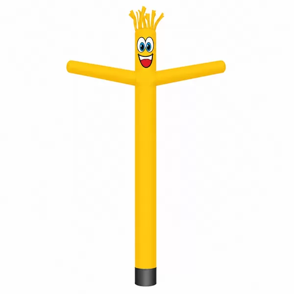 Golden Yellow 18-foot inflatable air dancer tube man, style GD11006