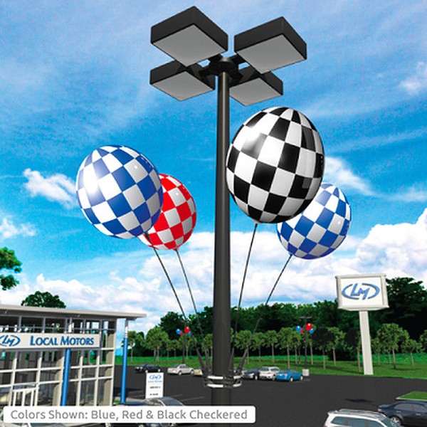 BalloonBobber four-balloon light pole mounting kit, BEKTLBMC999