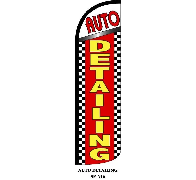 auto detailing flag #SF-A16