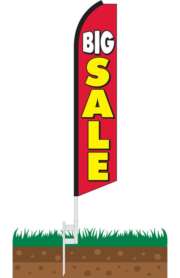 Big Sale vertical swooper feather flag, SWFL-0135