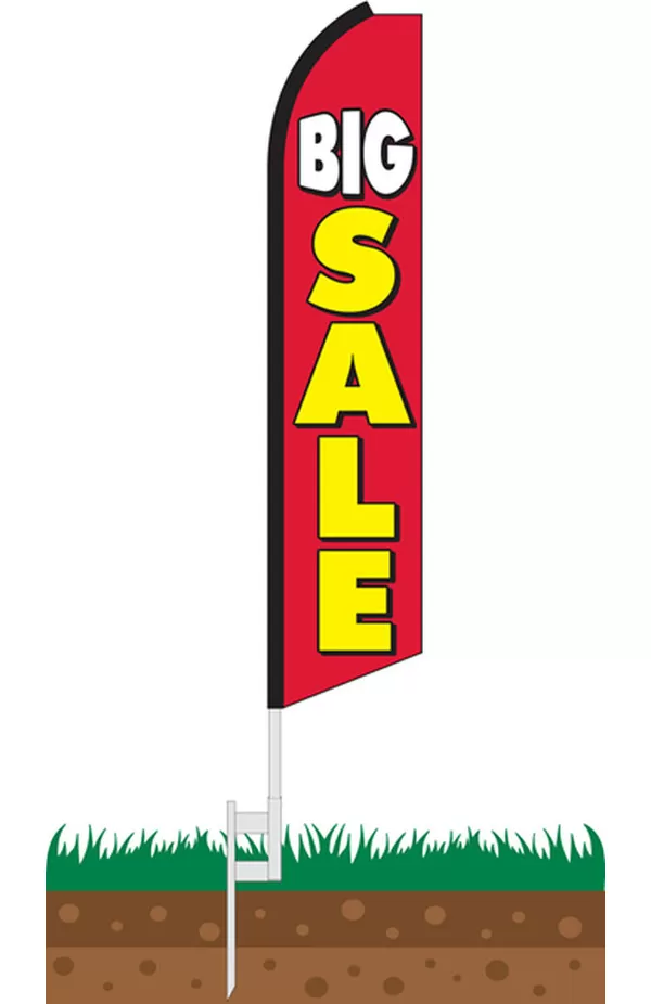 Big Sale vertical swooper feather flag, SWFL-0135