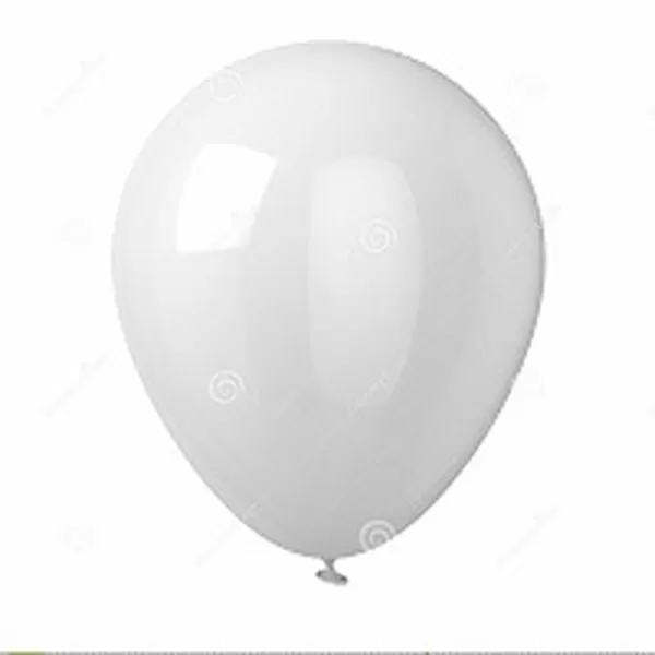 White 17-inch balloons for Breast Cancer Awareness displays, bag of 72