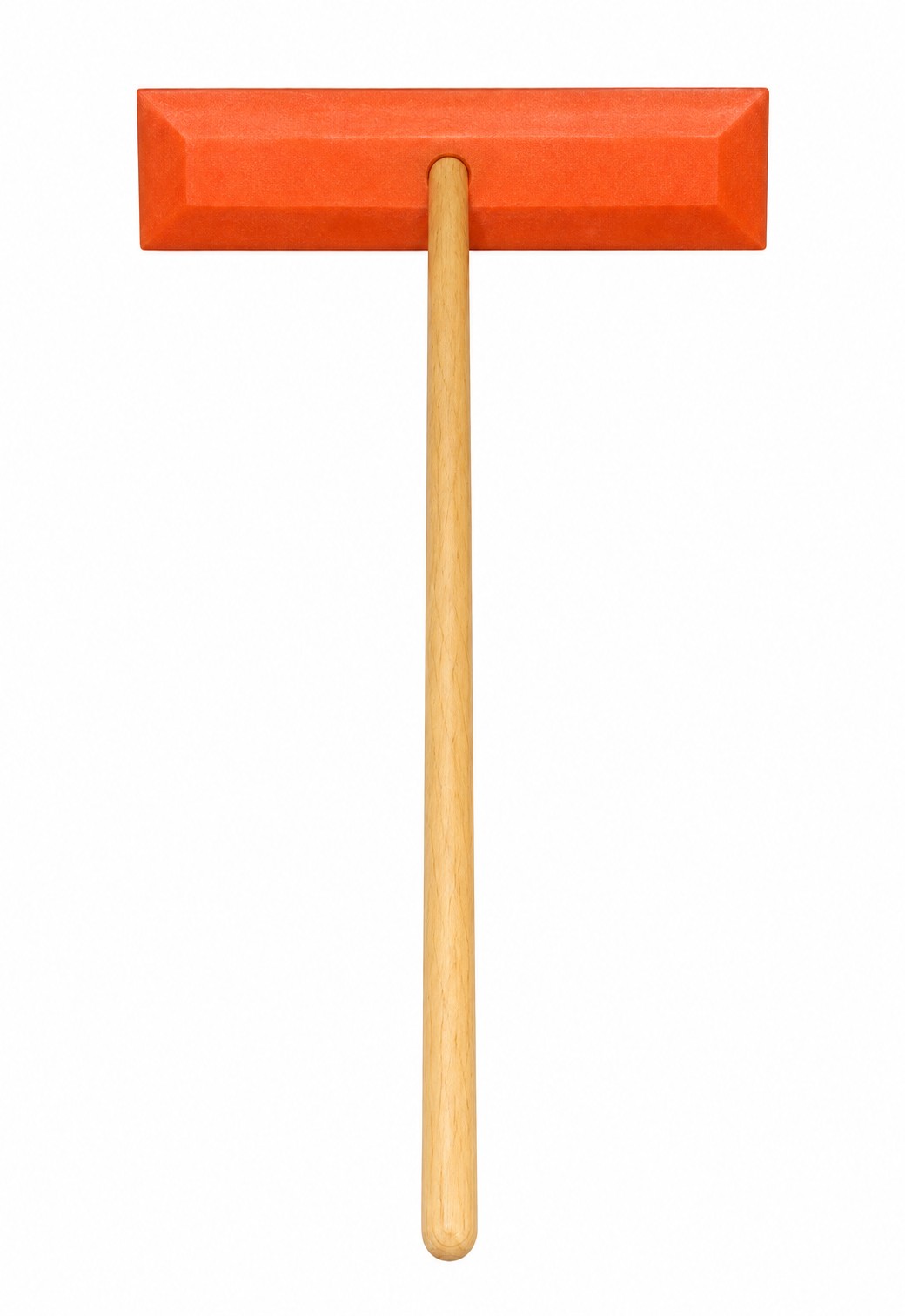 Shuttsco Sno-Rake with long hardwood handle and wide foam snow-removal head