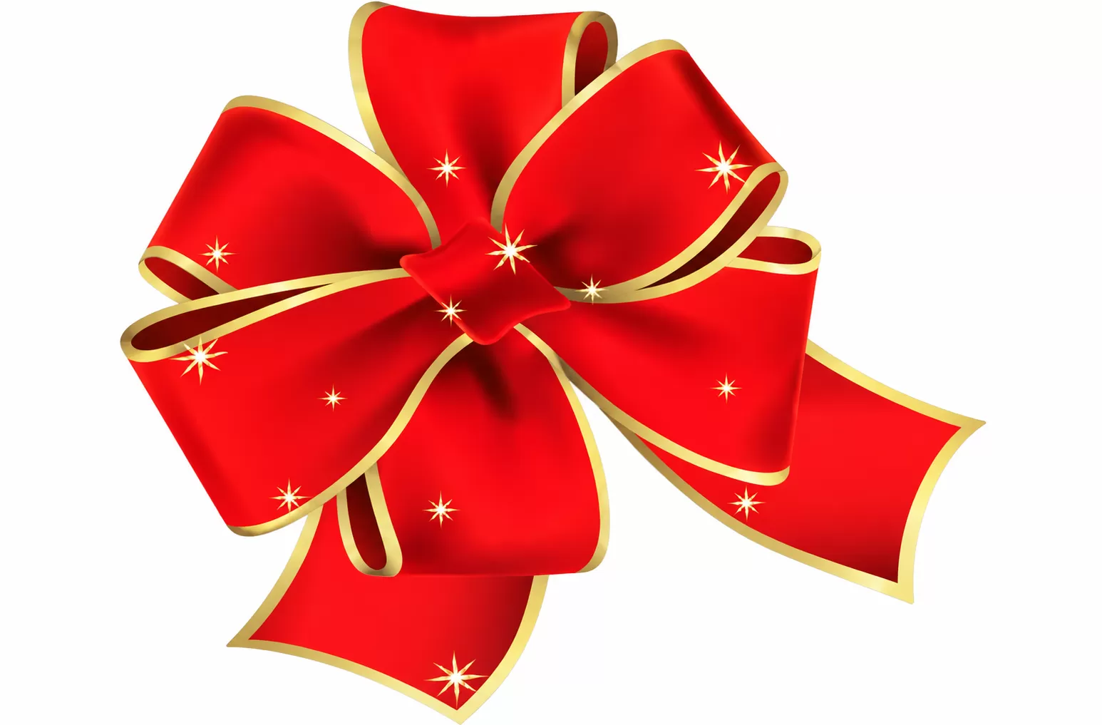Large holiday bow decal for a vehicle windshield