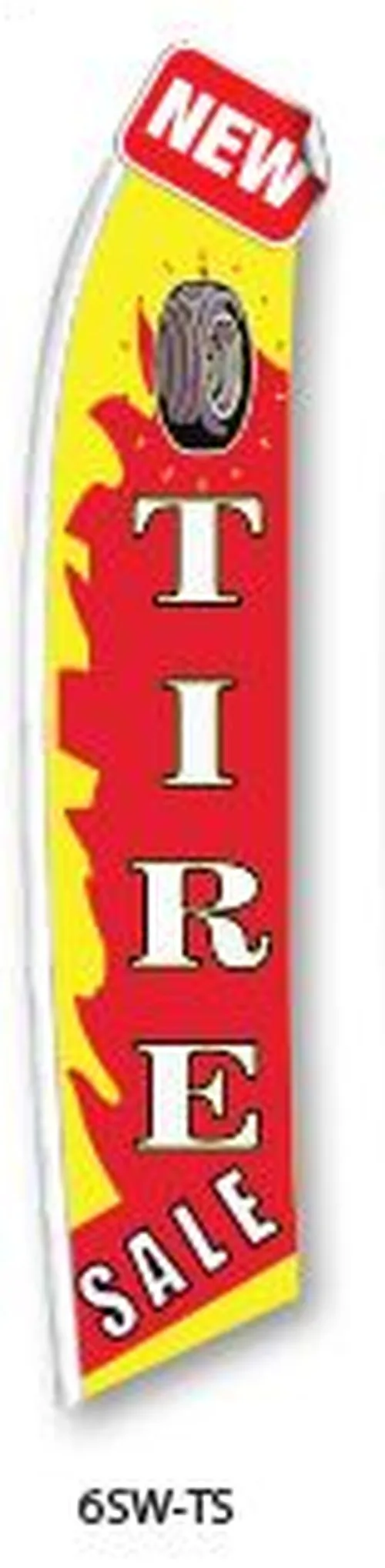 Tire Sale Swooper Feather Flag #6sw-ts