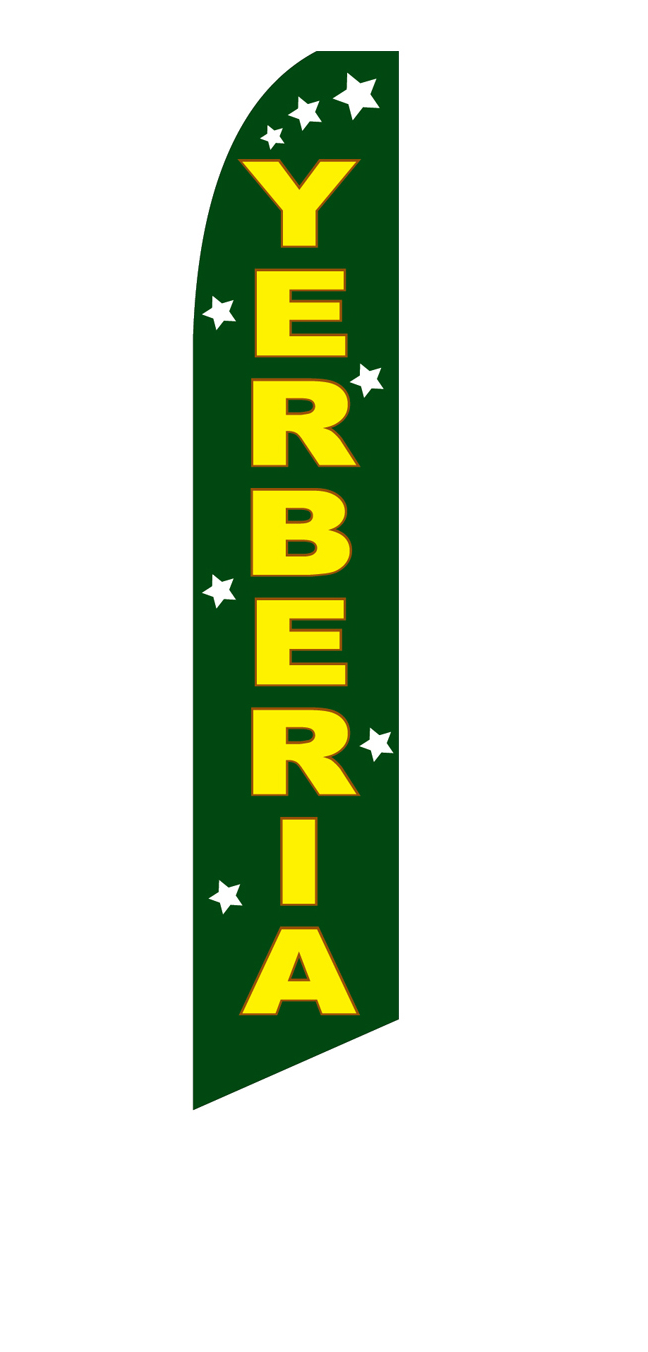 Yerberia Swooper Feather Flag #sf-1704