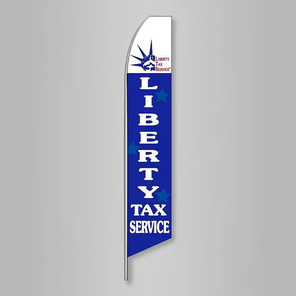 Liberty Tax Service Swooper Feather Flag Sf-1606a