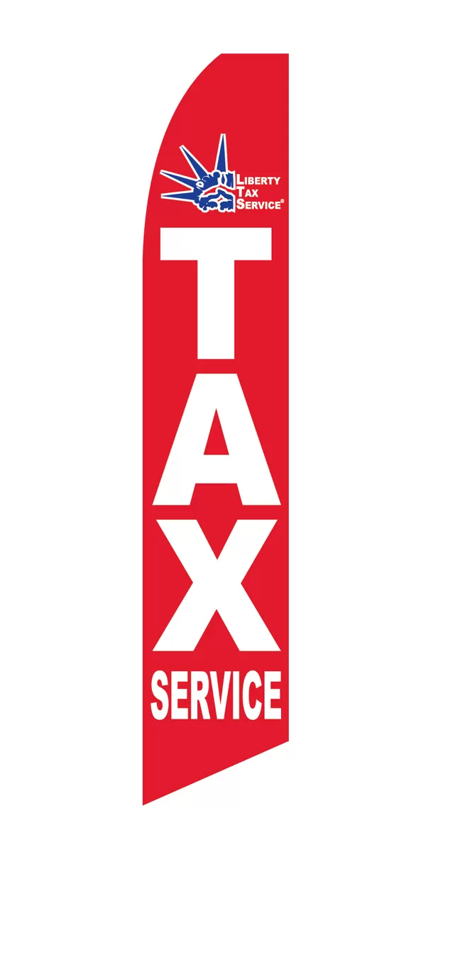 Liberty Tax Service Swooper Feather Flag Sf-1763a