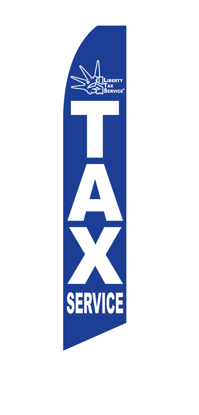 Liberty Tax Service Swooper Feather Flag Sf-1763b