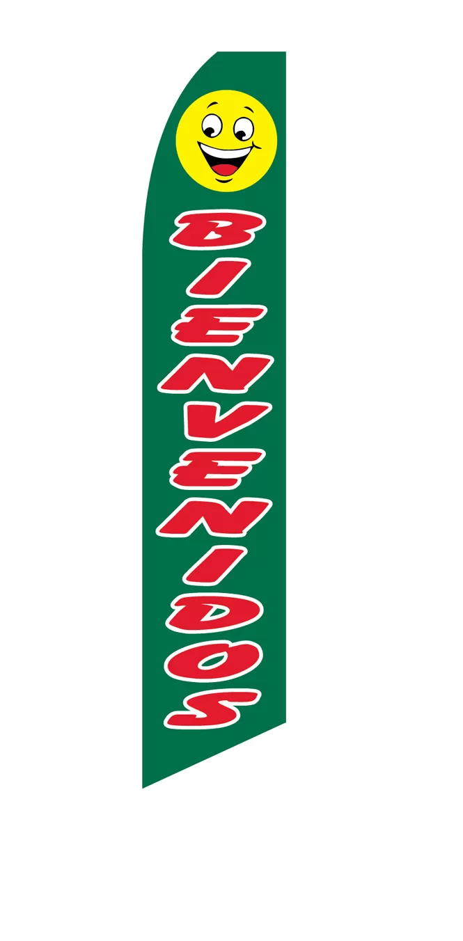 Bienvenidos Swooper Feather Flag #sf-1039