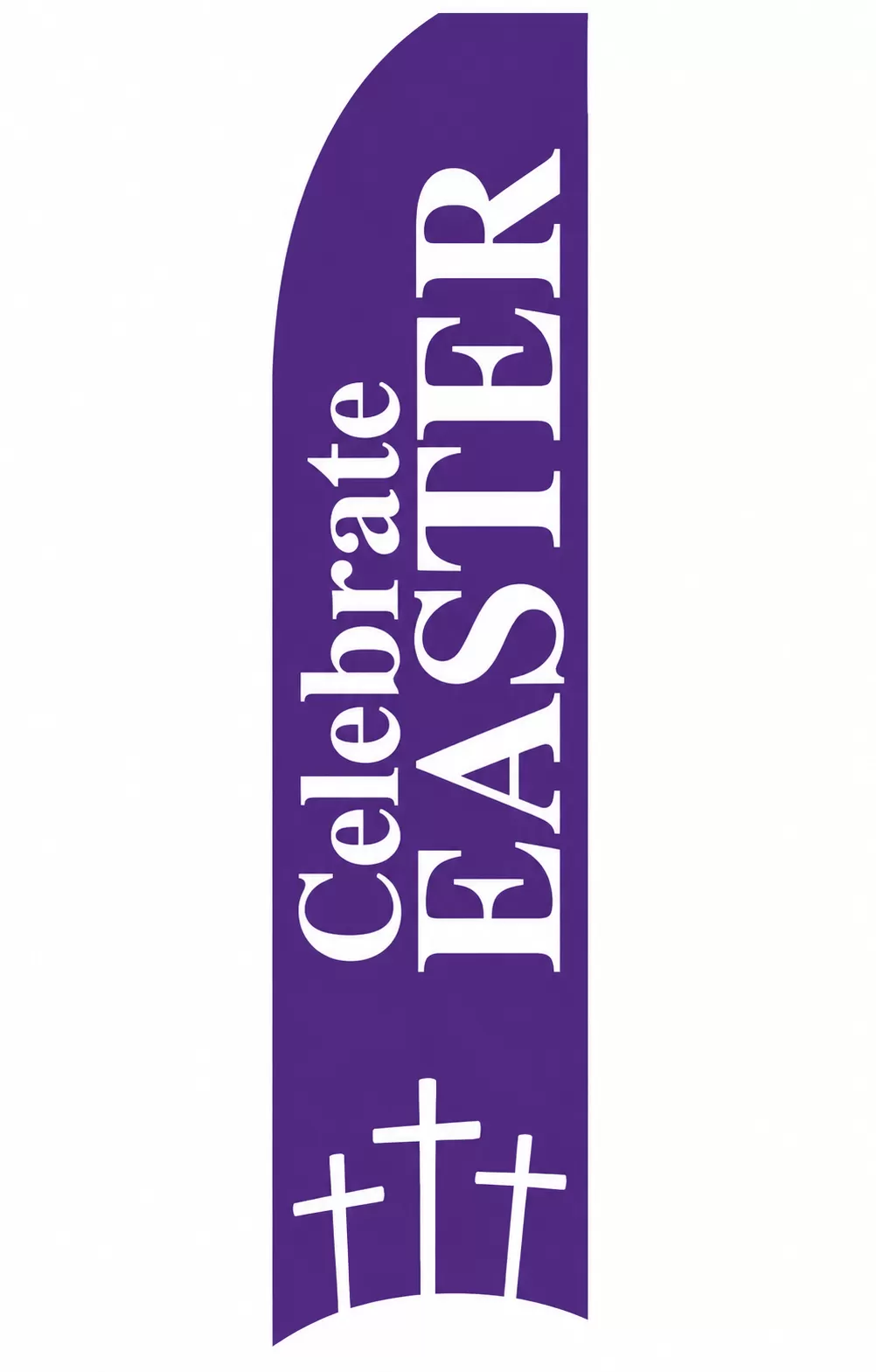 Celebrate Easter feather flag design