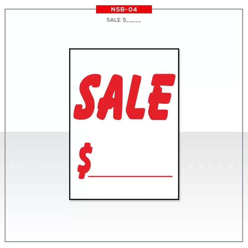 Jumbo Under Hood Signs Sale $ #nsb04