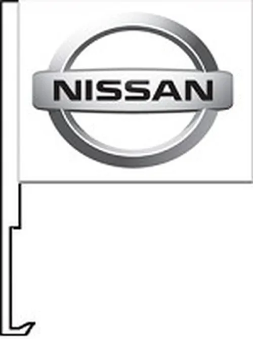 Nissan Clip On Car Flag. Qty 6. Nsw-48