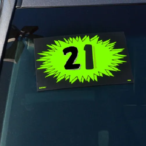 Burst Years Model Sign #330
