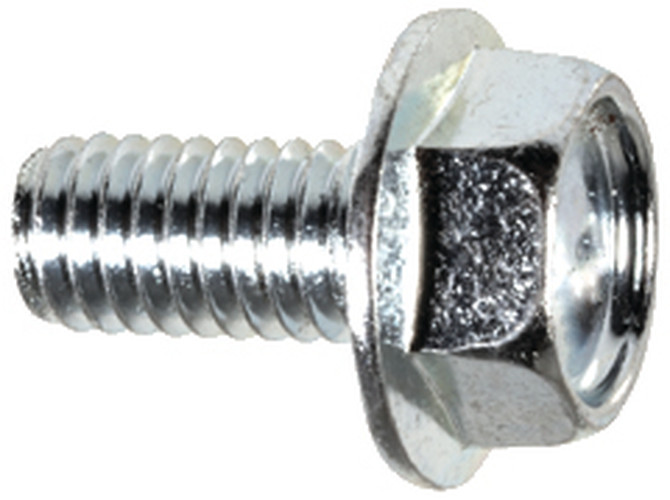 License Plate Screws Hex Flange Head (zinc Plated) #4865-15