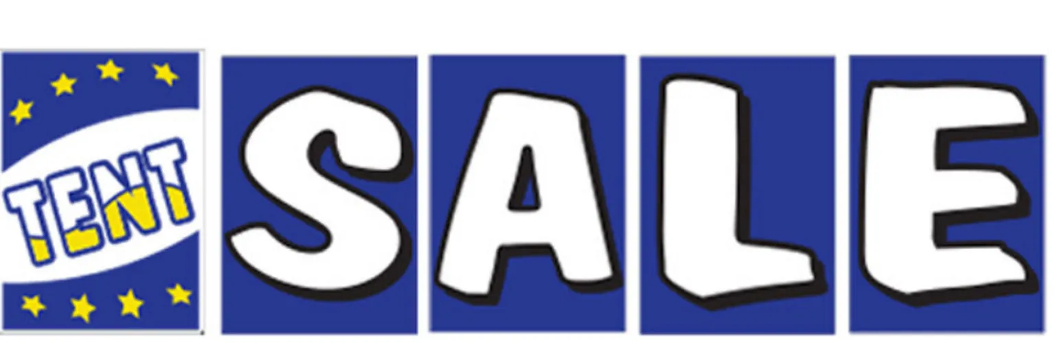 NEW TENT SALE UNDERHOOD SIGN KIT