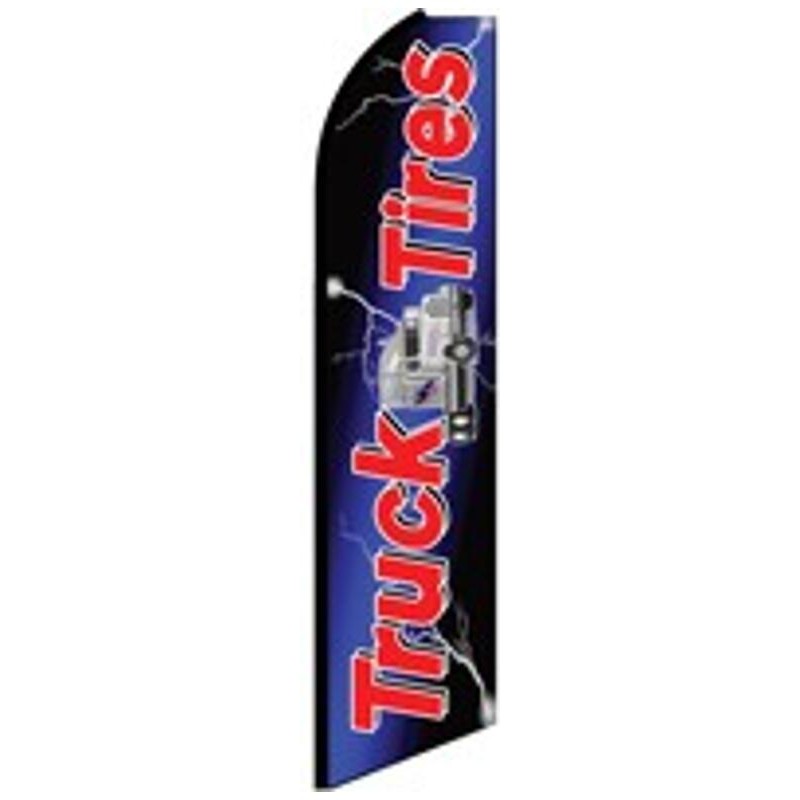 Truck Tires King Size Flag : SF-K494